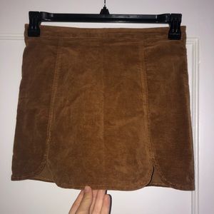 Suede Brandy Melville Mini Skirt